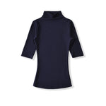 New Pure Desire Style High Neck Slim Fit Base Solid Color Casual T-Shirt Charming For Woman Elegant Fashion Soft T-Shirt M8IL