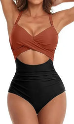 Leopard One Piece Swimsuit 2024 New Halter Push Up Swimwear Women Swimsuit Bathing Suit Beachwear Monokini Female Swimming Suits