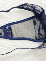 3-Pack Multi-Color Lace Thong Low-Waist Seamless Hollow Easy Wash Quick Dry Comfortable Fitting Underwear C305
