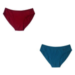 2Pcs/Set Cotton Panties For Women Briefs Low Rise Seamless Underwear Female Underpants Comfort Sexy Lingerie M-XL