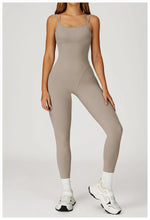 Hearuisavy Female Jumpsuit Long Elegant Sports Bodysuit Woman Gym Clothes Strappy Fitness Overalls Push Up Pilates Yoga Leotard