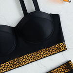 2025 Sexy Push Up Bra Cup Bikinis High Waist Bikini Female Swimsuit Women Swimwear Two-pieces Bikini set Bathing Suit Swim Lady
