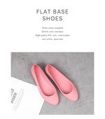 New ladies sandals soft pvc plastic flat non-slip women flat shoes 2022