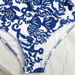 2024 New Women Swimsuit One Pieces Sexy Sports Wear Print Ladies Bathing Suit Long Sleeves Beach Wear Surfling SuitRashguad
