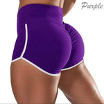 Women Gym Fitness Tight-Fitting Yoga Shorts Sexy Elastic Sports Running Tight Hip Lifting Shorts Girls Casual Sports Short Pants