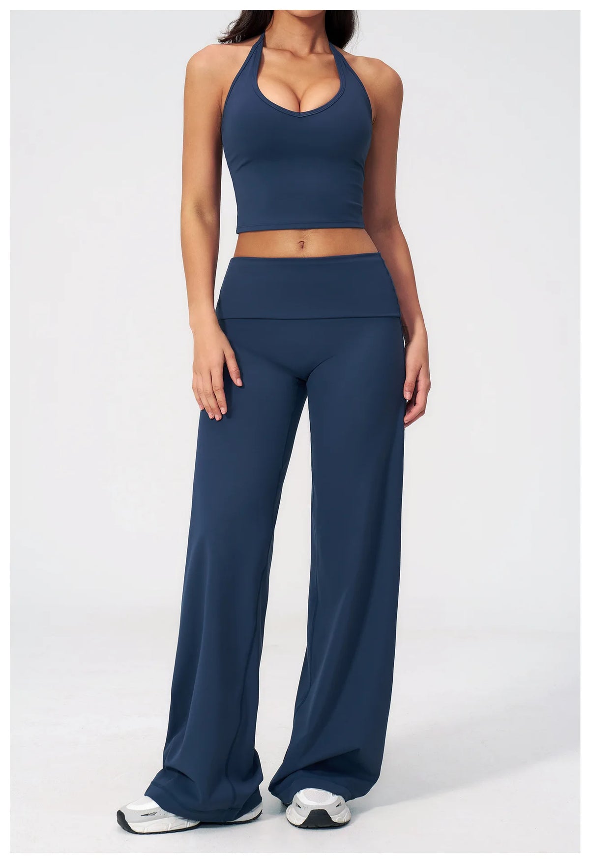 Yoga Pants Women High Waist Fitness Sports Flared Trousers Gym Workout Jogging Wide Leg Pants Female Dance Sports Flared Pants