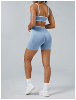 2PCS Yoga Suit Seamless Sports Set Gym Outfits Women Tracksuit Running Workout Clothes Sports Bra Athletic Wear Yoga Clothing