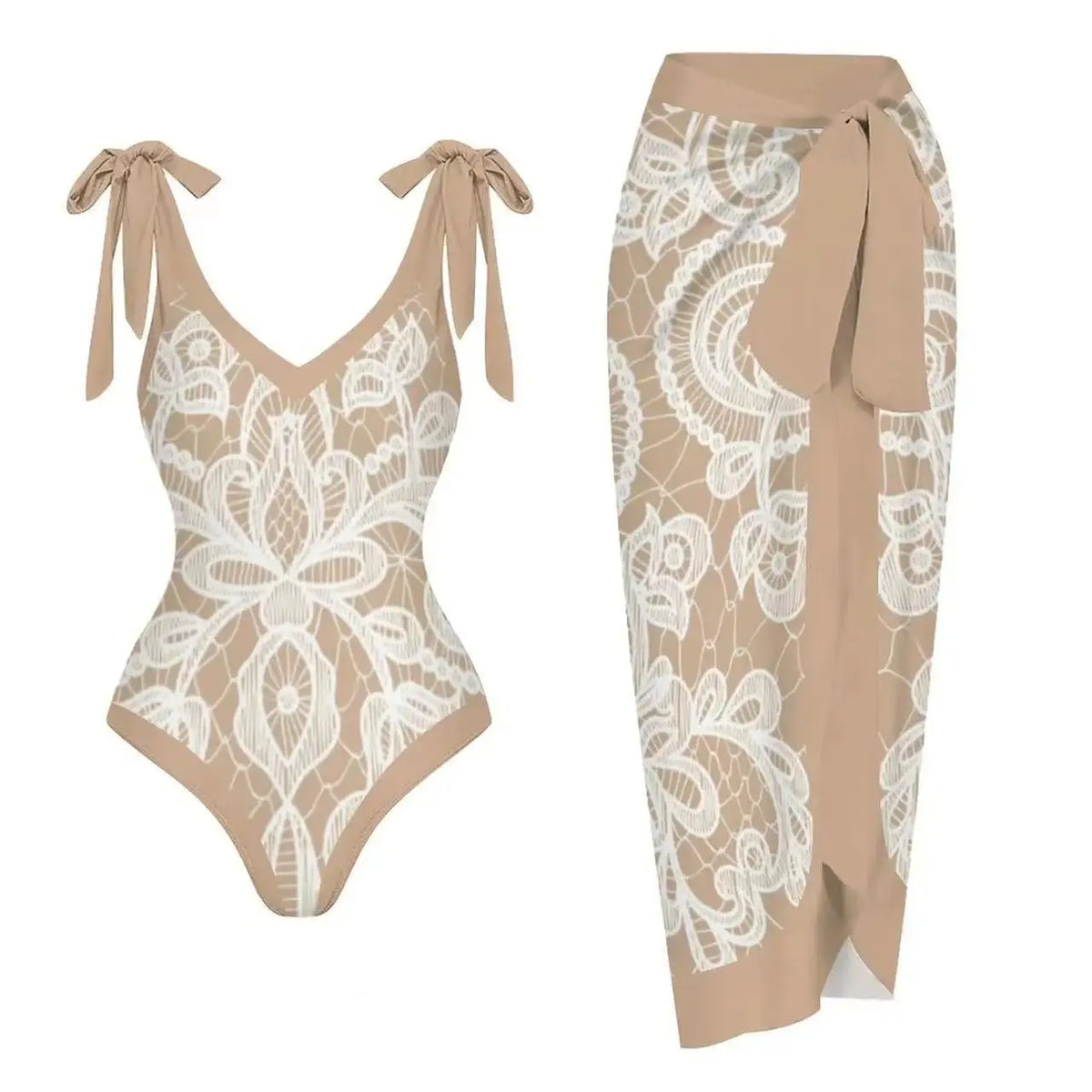 Push Up One Piece Swimsuit With Cover Up Sexy Swimwear Women 2025 Printed Swim Suits Female Bikinis Sliming Bodysuit Beachwear