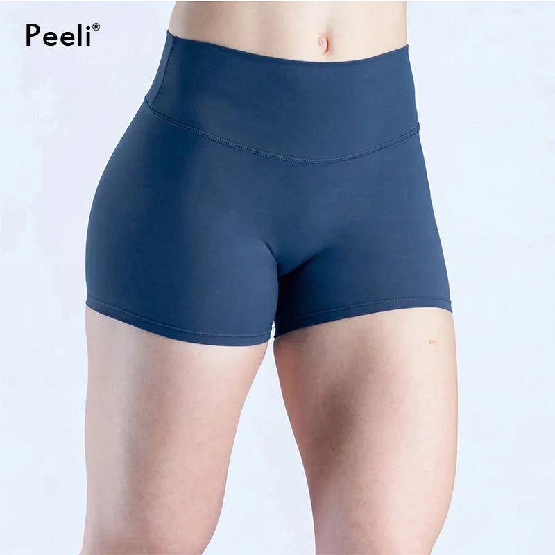 Sports Shorts Gym Clothes Woman Soft Feel Fitness Biker Shorts Workout Yoga Bottoms Pilates Running Activewear Athletic Leggings