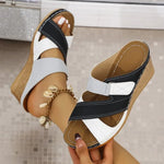 Wedges Slippers Female 2026 Summer New Fashion Shoes for Women Luxury Designer Outdoor Beach Platform Slippers Zapatos De Mujer
