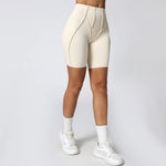 Yoga Shorts Women Fitness Shorts V-shaped Waist Running Cycling Shorts Breathable Sports Leggings Workout Gym Shorts