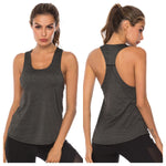 STOUREG Sleeveless Racerback Yoga Tank Top,Women's Quick Dry Running Training Sports Vest Fitness Gym Top Workout Yoga Shirts