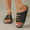 2026 Women's Slip-On Flat Bottom Clog Casual Sandals Breathable Comfortable Leisure Shoes