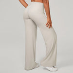 Women Straight Yoga Leg Bottoms Soft Stretchy Fabric Women's Yoga Pants GYM Sweat-Wicking Properties Running Sport Trousers