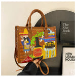 Design Patchwork Zipper 2026 Hot Sale Women's Bags Retro High Quality Women's Bags PU New Personality Stylish Shoulder Bags