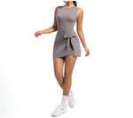 New Short Sports Jumpsuit Gym Set Women Yoga Clothes Workout Tennis dress One-piece Playsuit Yoga Suit Female Outdoor Bodysuits