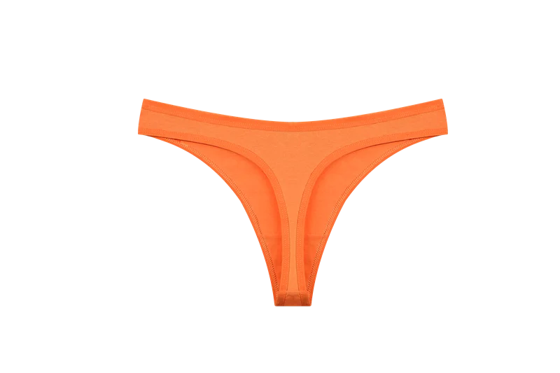 4PCS Women Seamless Thong Cotton Thin Strap Low Waist High Flexibility Panties Sexy Underwear Ladies Briefs T-back Soft Women