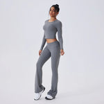 Women's Versatile Yoga Suit Set Tight Fitting and Beautiful Back High-end Sports Suit Outdoor Running and Leisure Fitness Suit
