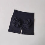 Women's High-Waisted Yoga Sports Shorts Summer Stretch Hip-Lifting Abdominal-Tightening Fitness Three-Part Shorts