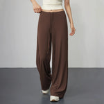 High Waist Wide-Leg Yoga Joggers for Women, Female Casual Tracksuit Bottoms, Straight Outdoor Baggy Sweatpants