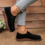 New Fashionable Slip-On Loafers Women's Shoes with Elastic Laces Lightweight Casual Outdoor Footwear Easy to Match 2026