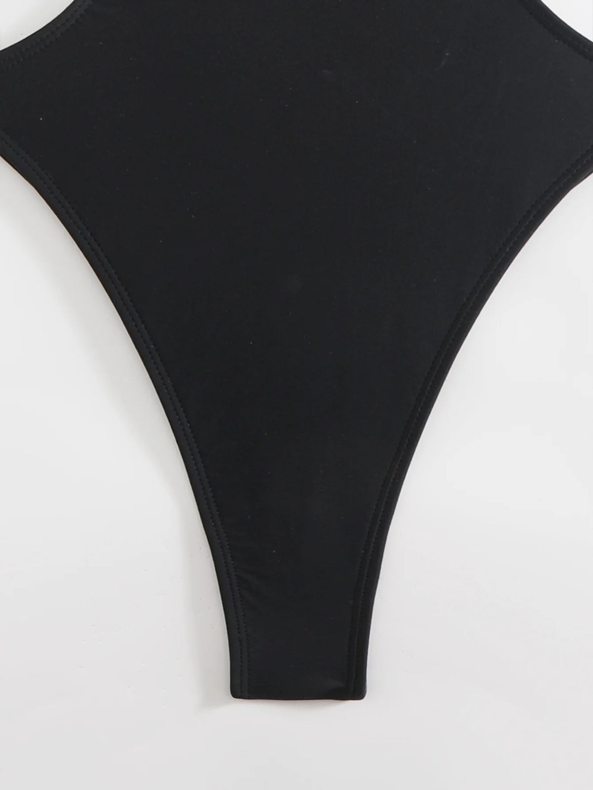 Sexy Hollow Out Backless Thong Bikini 2026 Women Black Coffee Golden Bead One Piece Swimsuit Beach Bathing Suit Holiday Swimwear