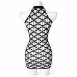 Sexy Cover Up Hollow Out Fishnet Dress without Inside Bikini Sets Summer Holiday Elastic Mini Bodycon Black Dress Free Size