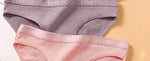 1Pcs Women' Cotton Pantys Sexy Comfortable Letter Printed Woman Briefs Ladies Underpants Fashion Girls Lingerie M-XXL