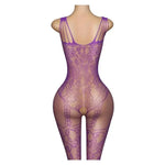 Transparent Fishnet Hollow Lingerie Set Women Hanging Neck Erotic Crotchless Bodystockings Open Bras BodySuits Hot Underwear Set