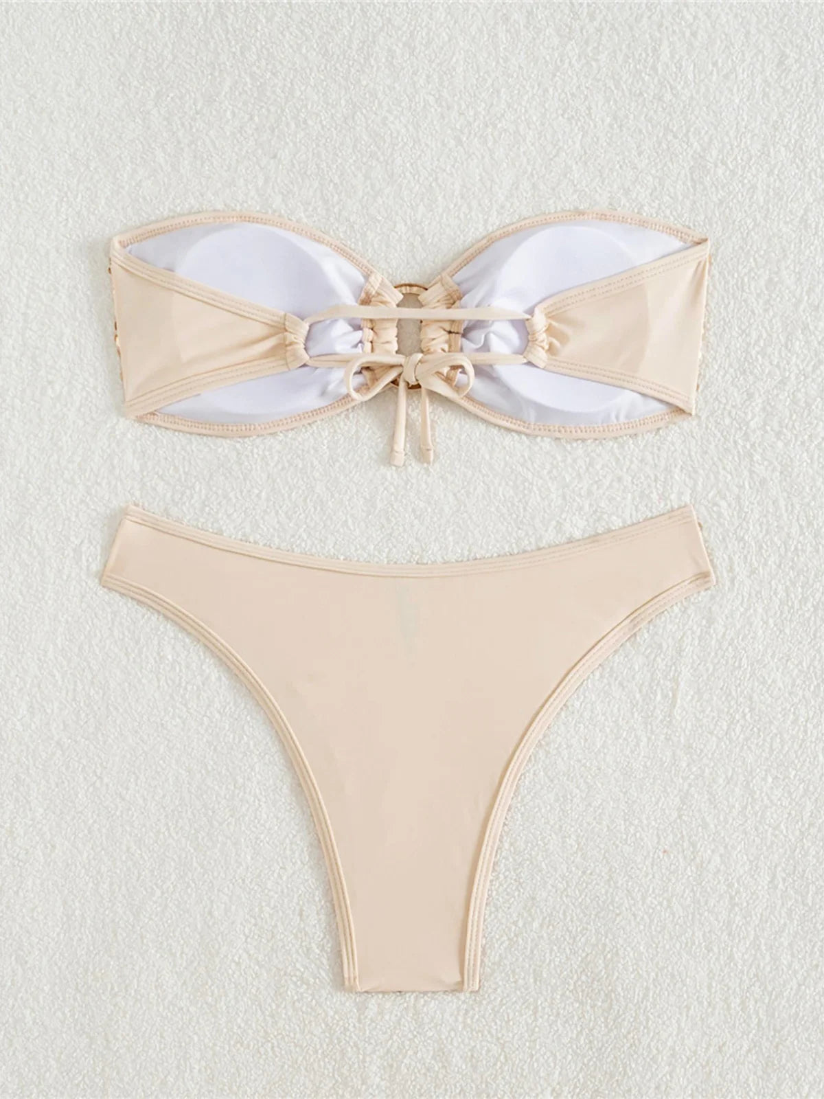 Sequins Shiny Bling Bandeau Bikini Female Swimsuit Women Swimwear Two-pieces Bikini set Brazilian Bather Bathing Suit Swim K7311