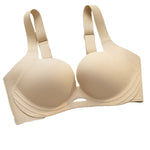 Push-Up Bra Women Adjustable Straps No Show Underwear Comfort Lift-Up Non-wired Bras Anti-spill Plus Size Lingerie M-3XL