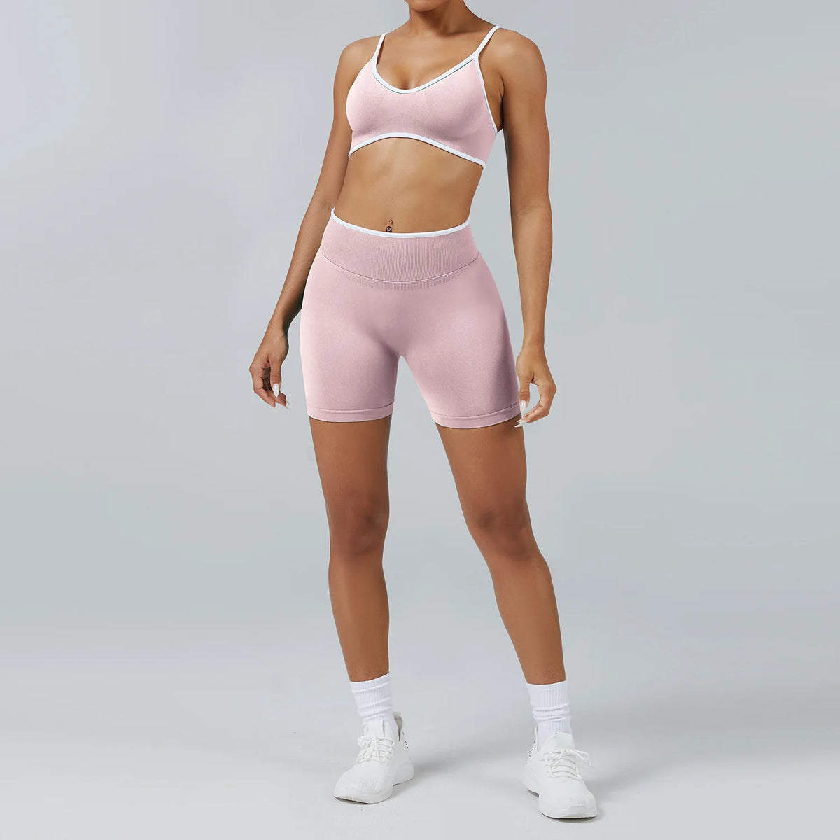 2PCS Yoga Suit Seamless Sports Set Gym Outfits Women Tracksuit Running Workout Clothes Sports Bra Athletic Wear Yoga Clothing