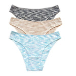 3Pcs/Set Women Panties Low Rise Briefs Seamless Underwear Female Underpants Comfort Strench Panties Sexy Lingerie S-XL