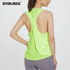 STOUREG Women's Sleeveless Workout Gym Tank Top, Running Training Yoga Top, Fitness Sports Yoga Shirt