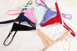DEKAWomen Solid Transparent Micro Bikini Set Bandage Thong Underwear G-String Bra Mini Swimsuit Brazilian Swimwear Sleepwear