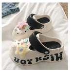 Clogs Thick-soled Slippers Women's Summer 2026 New Style Anti-slip Height-increasing Sandals and Slippers for Outdoor Wear