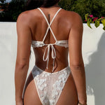 Sequins Cut Out Bikini Women Swimwear Female Swimsuit Two-Pieces Bikini Set Cross Back Brazilian Bather Bathing Suit Swim V8139