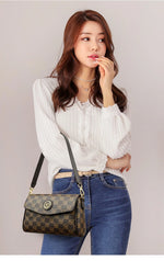 New Fashion Luxury Brand Women's Shoulder Bag High Quality Lady Crossbody Bag Round Women's Wallet Waterproof Women's Handbags
