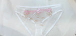 Pure Wind Ultra-thin Lace Underwear Women's Big Chest Small with Underwire Sexy Retraction Breast Support Breathable Bra Set ABC