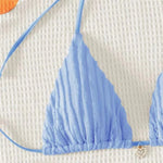 Triangle Micro Bikini for Women Yellow String Halter Thong Sexy Swimsuit Heart Bead Swimwear Bathing Suit Mini Bikinis Sets 2026