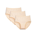 3Pcs/Set Cotton Panties Women Sexy Lingerie Plus Size Women's High Waist Briefs Solid Color Panty Breathable Underpants XS-2XL
