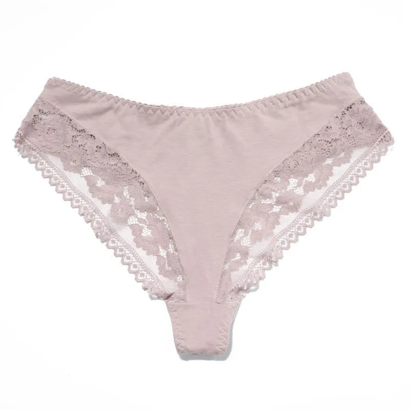 Beauwear L-5XL Plus Size Underwear Sexy G String Panties For Women cotton Thong Briefs Lingerie Female Underpants