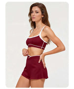 2 Pieces Women's Nude Yoga Set Bra Skirt Tracksuit Running Fitness Sports Set Slim Fit High Waist Beautiful Back Suit