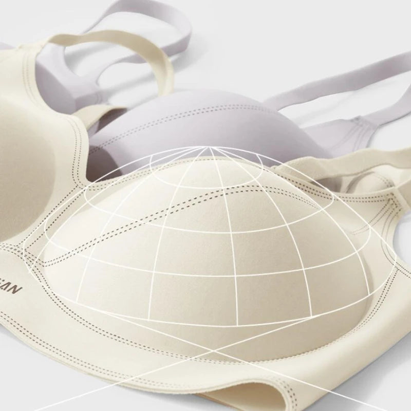 Seamless Fixed Cup Bra Women's Sexy Bra Soft Support Upper Lift Breathable Comfortable Adjustment Type Underwear Everyday Bra