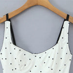Sexy polka dot camisole for women, 2026 spring/summer design, slim-fit outerwear bodysuit JOXC