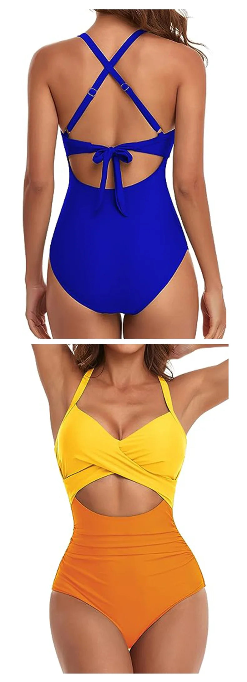 Leopard One Piece Swimsuit 2024 New Halter Push Up Swimwear Women Swimsuit Bathing Suit Beachwear Monokini Female Swimming Suits