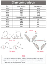 Sexy strapless front button bra, detachable and seamless bra black and underwire bra push up Lingerie B2744