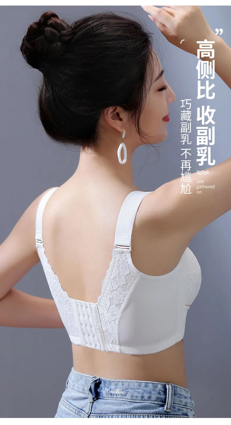 Push Up Bra Female Lingerie Sexy Bra Lace Bras for Women Wire Free Underwear Women 52C D E Cup Plus Size Bra Women Clothing Bras