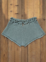 Women´s Beach Shorts Knit Crochet Cutout Bathing Suit Bottoms Drawstring Beach Board Shorts Summer Hot Shorts Streetwear