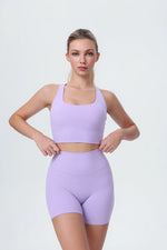 DIAS FIT JOY Yoga bra Naked feel cross back sports bra yoga clothes women's Cycling running fitness top
